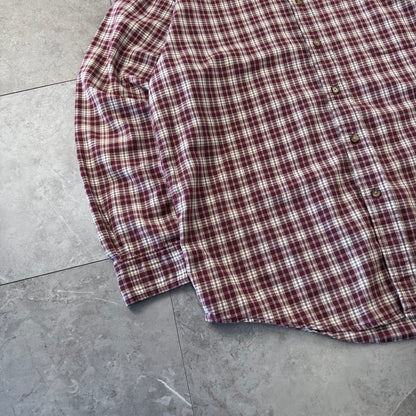 90s-00s Eddie Bauer Red Checkered Button Down Shirt