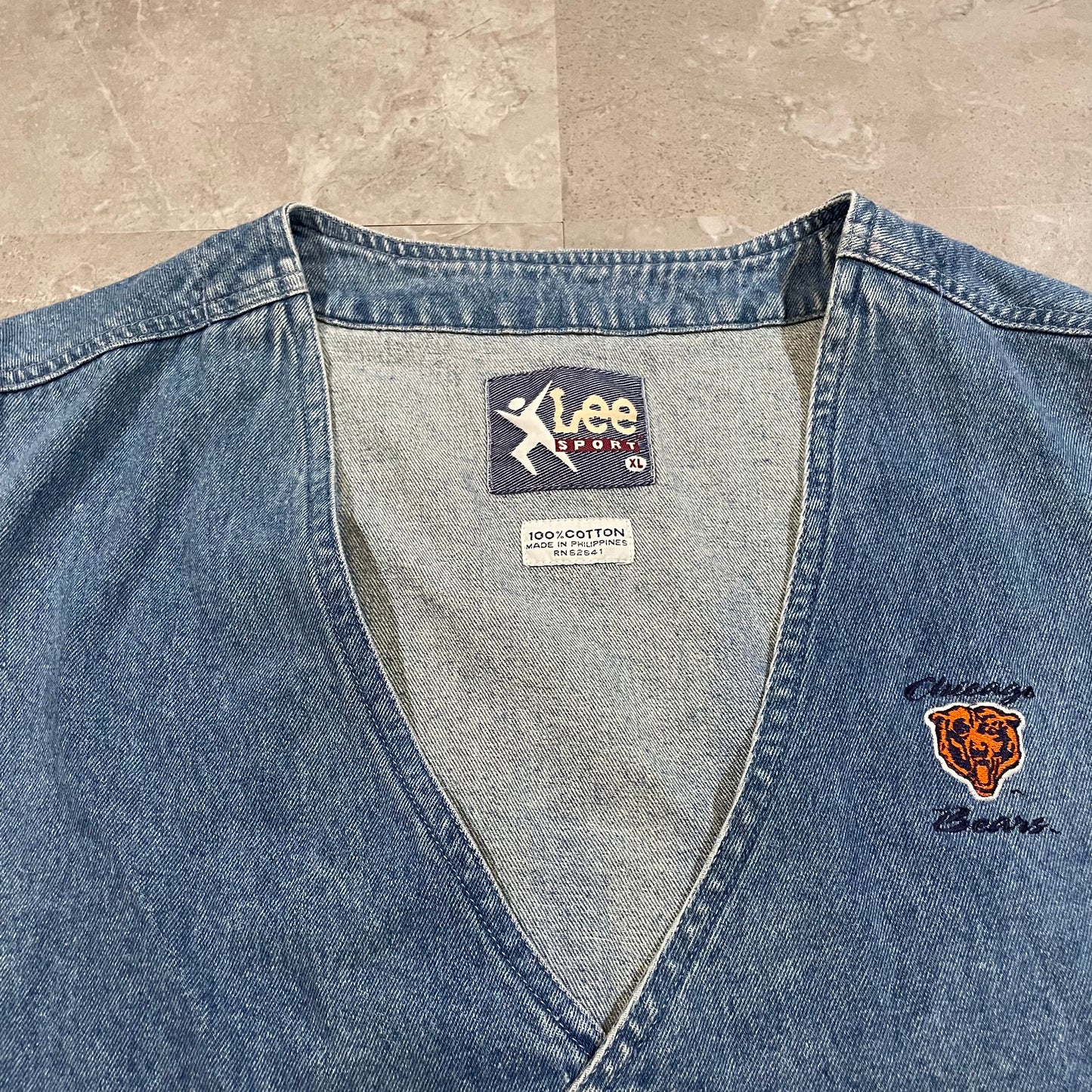 90s Lee Sport Denim Vest