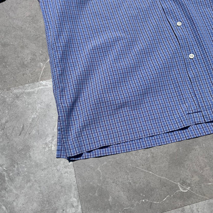 90s Ralph Lauren Caldwell Blue Checkered Shirt