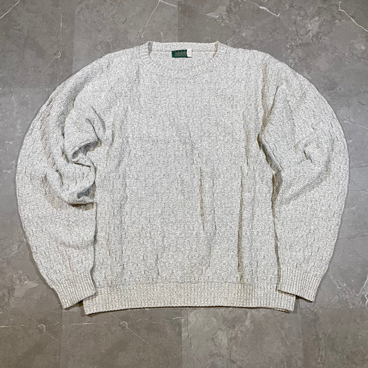 90s The Great Northwest Made in USA White Knitted Sweater