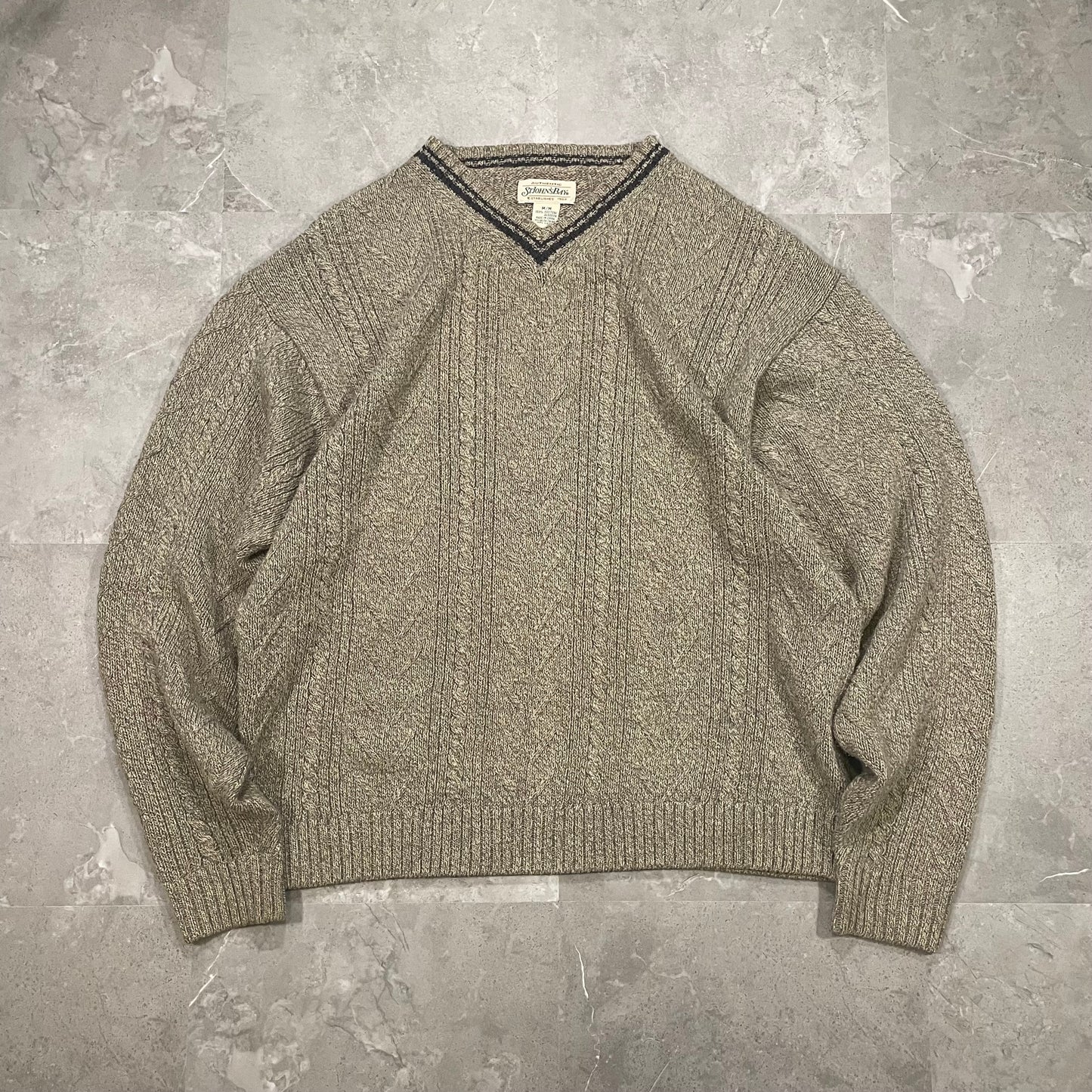 90s St. John’s Bay V-Neck Knitted Sweater