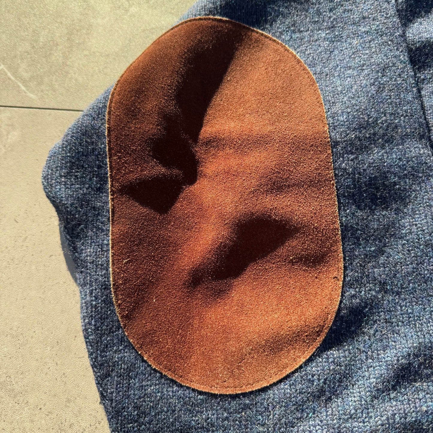 90s-00s Eddie Bauer Wool Made in USA Elbow Patch Cardigan