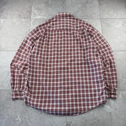 90s-00s Eddie Bauer Red Checkered Button Down Shirt