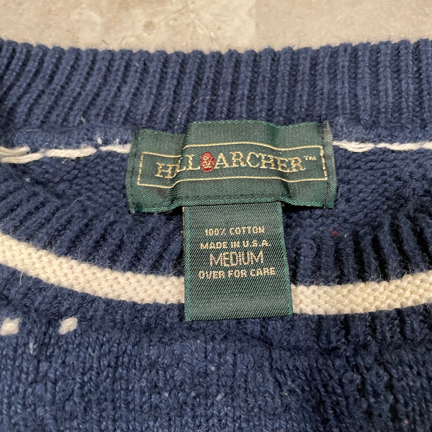 90s Hill & Archer Made in USA Design Knitted Sweater