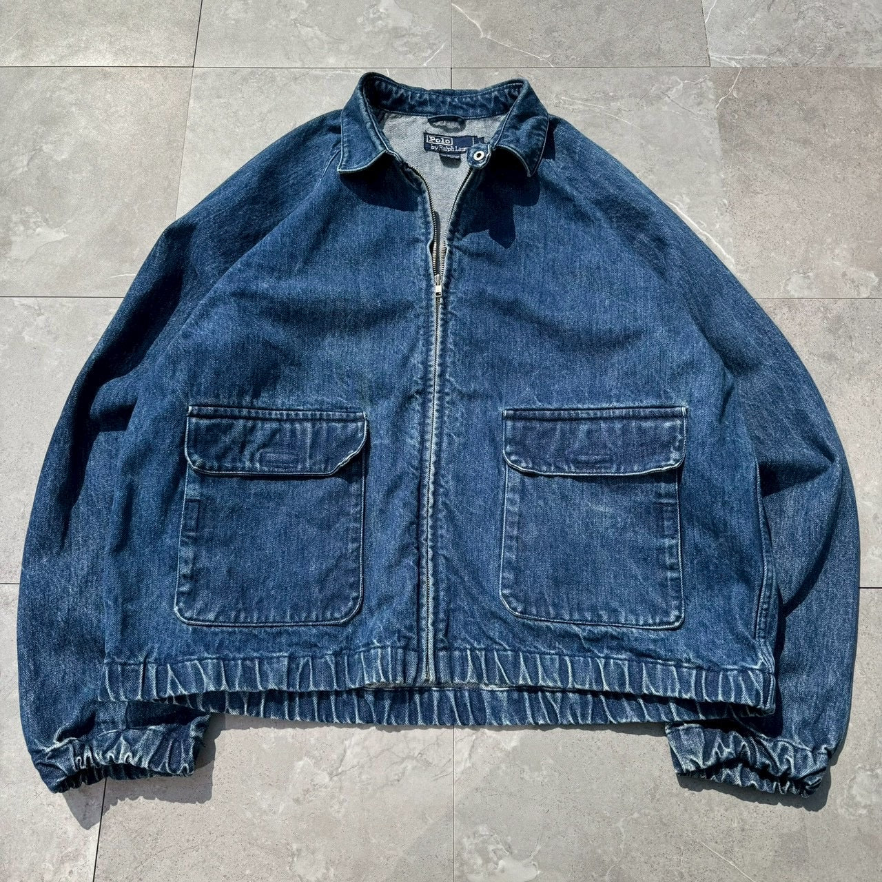 80s-90s Ralph Lauren Rare Dual Pocket Denim Swing Top Jacket