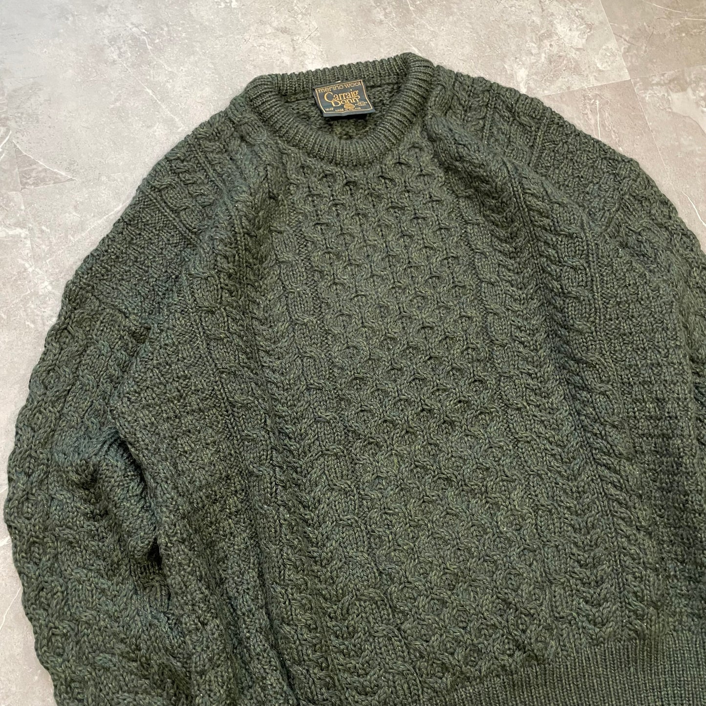 90s Carraig Donn Merino Wool Knitted Sweater