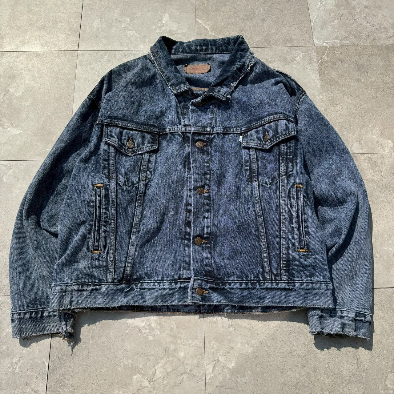 80s-90s Levi's 75066 Made in USA Dyed Denim Jacket