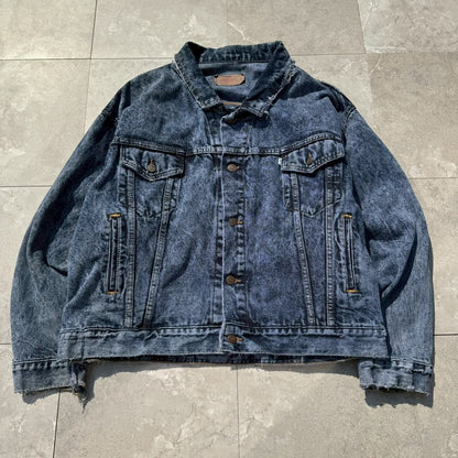 80s-90s Levi's 75066 Made in USA Dyed Denim Jacket