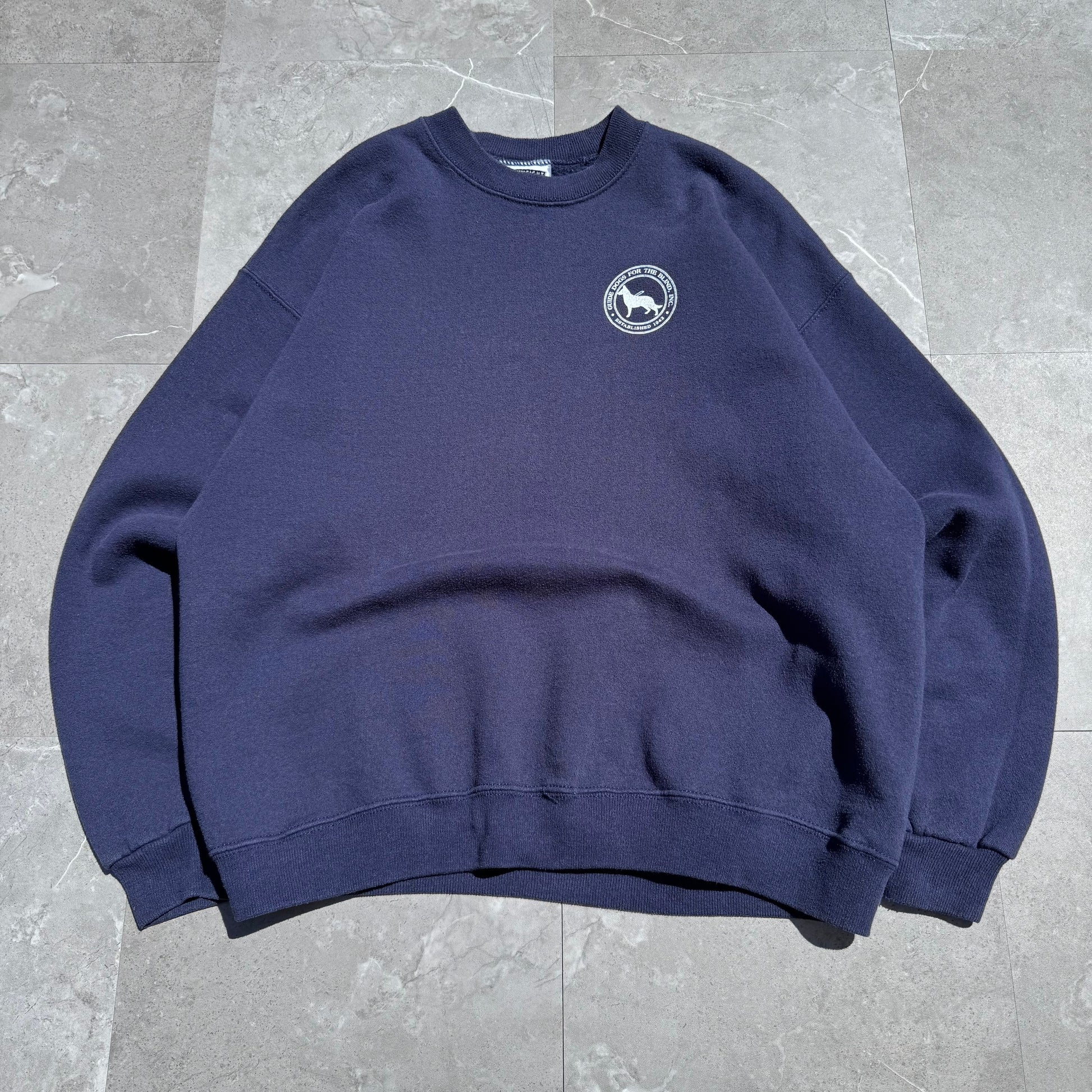 90s Lee Made in USA Guide Dog Logo Sweatshirt KiiChain Clothing