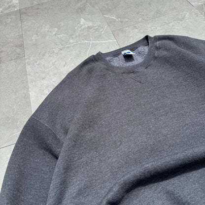 90s Russell Athletic Made in USA Dark Gray Sweatshirt KiiChain Clothing
