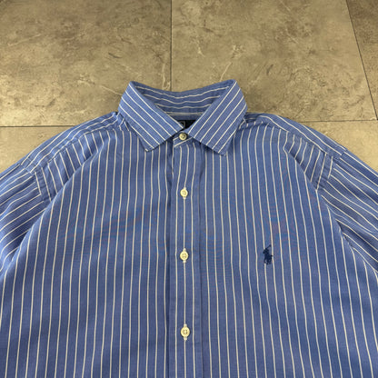 00s Polo by Ralph Lauren “Philip” Blue Striped Shirt