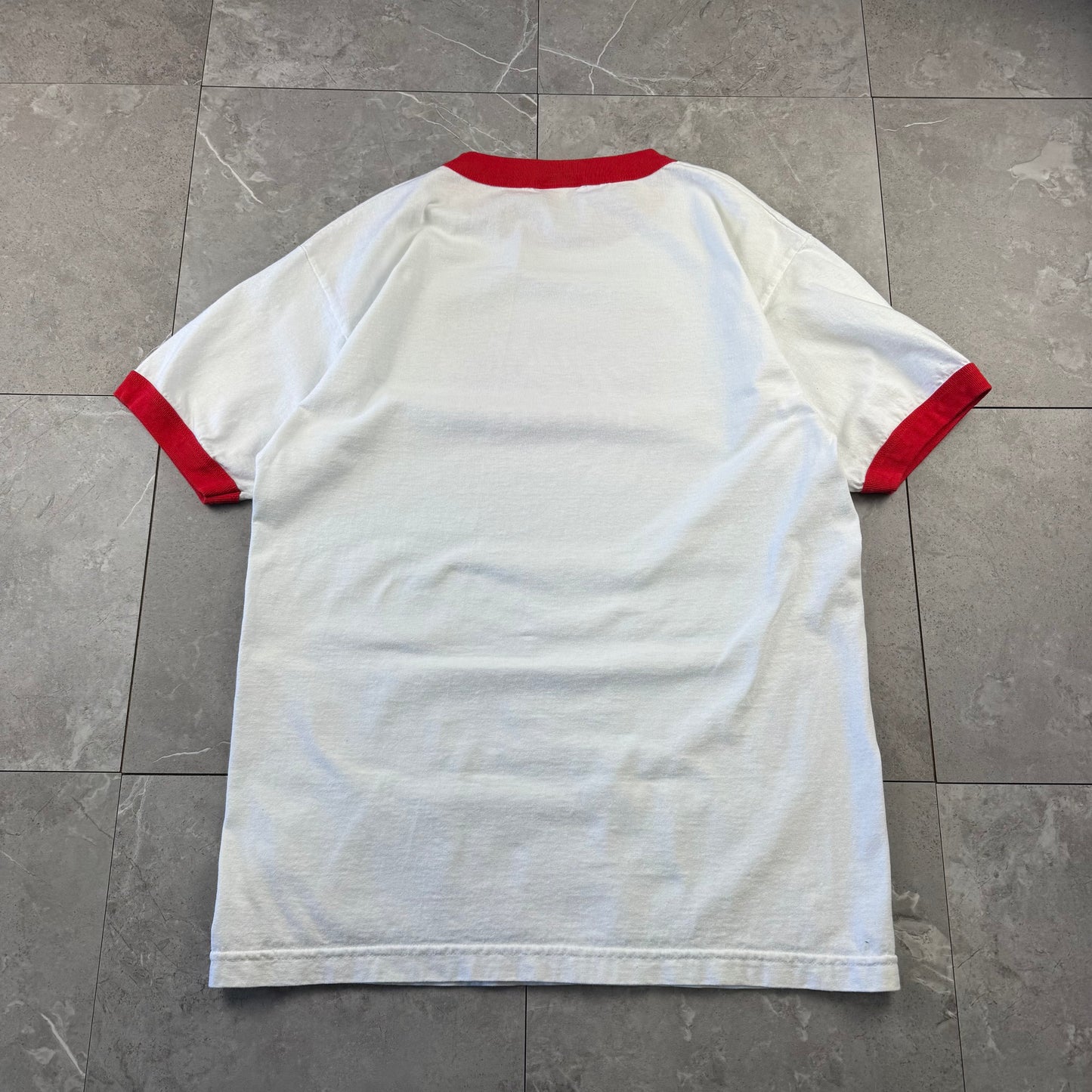 90s-00s AAA Miller High Life White & Red Ringer T-Shirt