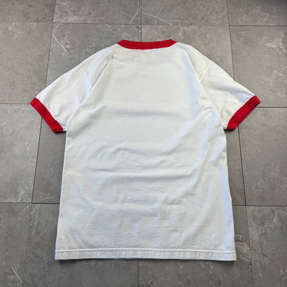 90s-00s AAA Miller High Life White & Red Ringer T-Shirt