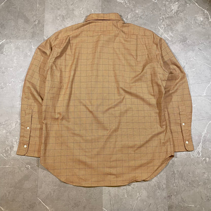 90s Ralph Lauren Brown Checkered Shirt