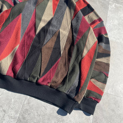 90s Tundra Made in Canada Coogi-Style Design Knit