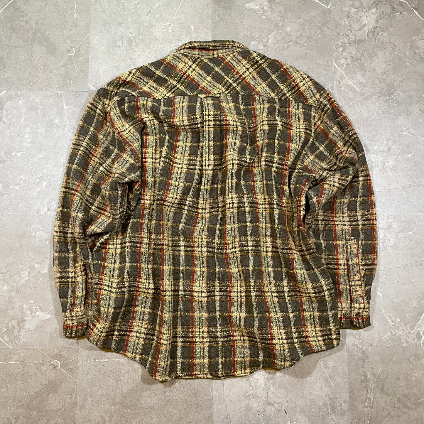 90s St John’s Bay Plaid Flannel Button Down Shirt