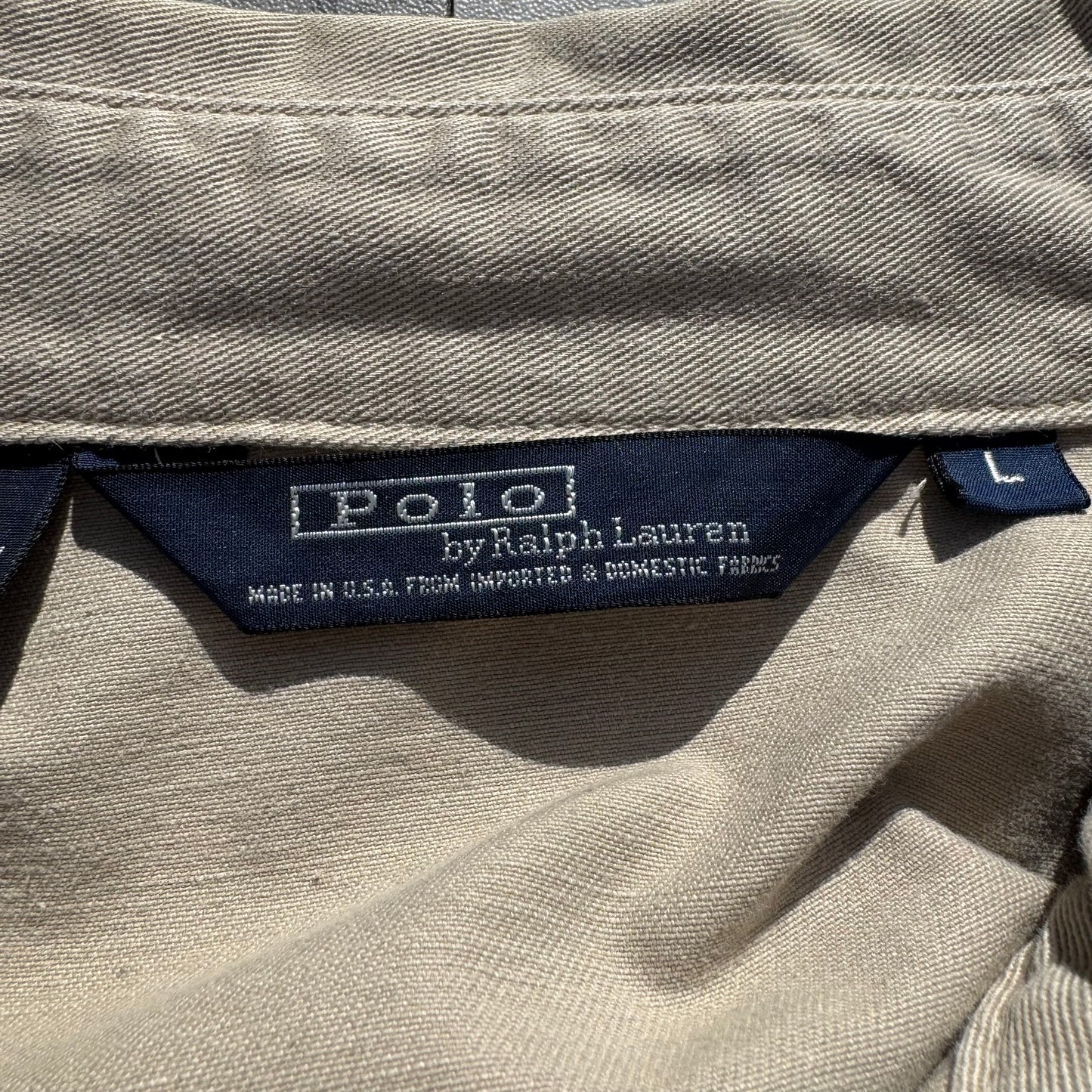 80s Ralph Lauren Made in USA Beige Swing Top Jacket