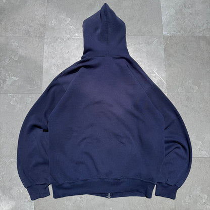 90s Lee Made in USA Navy/Purple Zip-Up Hoodie KiiChain Clothing