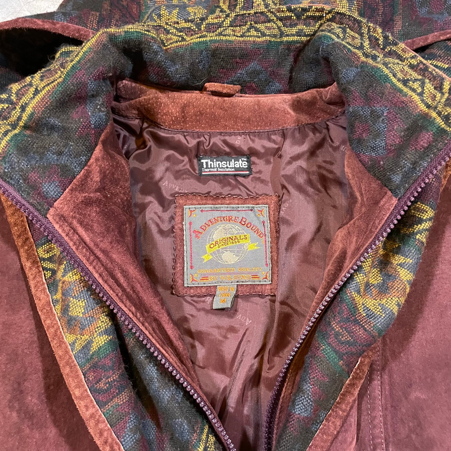 90s-00s Adventure Bound by Wilsons Leather Jacket