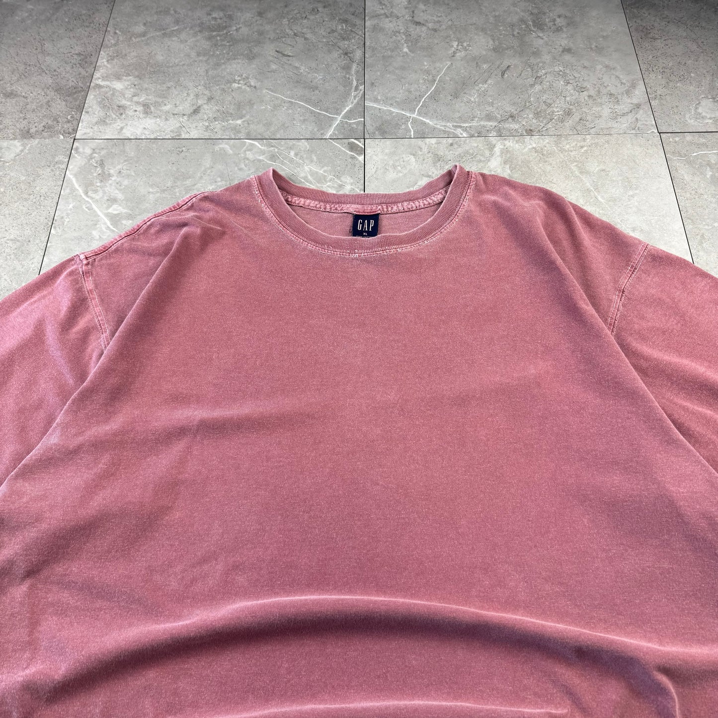 90s-00s Gap Faded Red Blank T-Shirt