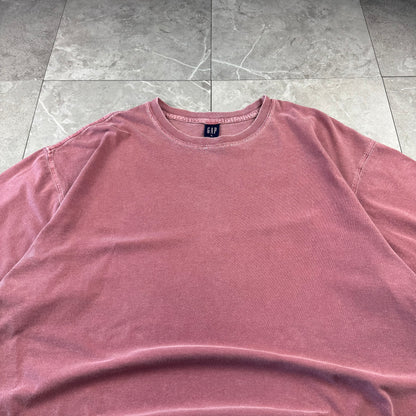 90s-00s Gap Faded Red Blank T-Shirt