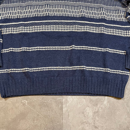 90s Jantzen Made in USA Navy Design Knit