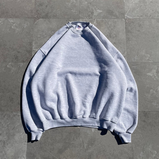 90s Jerzees Blank Gray Crewneck Sweater