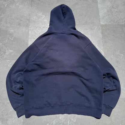 90s-00s Nike Center Logo Sun-Faded Navy Hoodie KiiChain Clothing