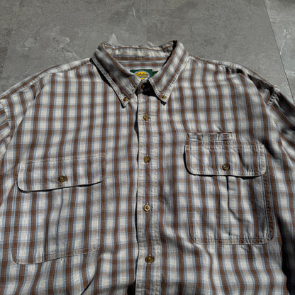 90s Cabela's Checkered Multi-Pocket Button Down Shirt KiiChain Clothing