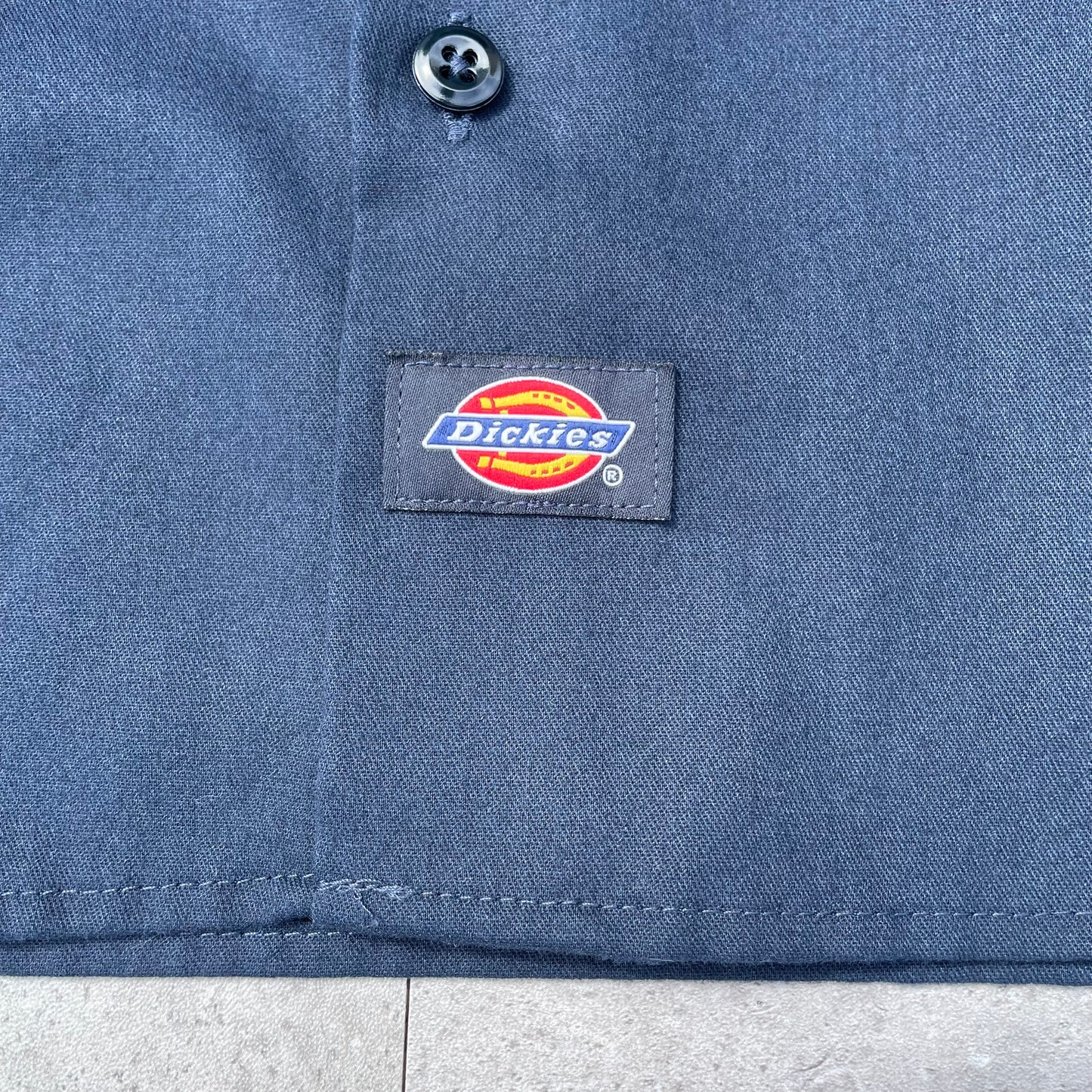 00s Dickies Banks Billiards Short Sleeve Work Shirt