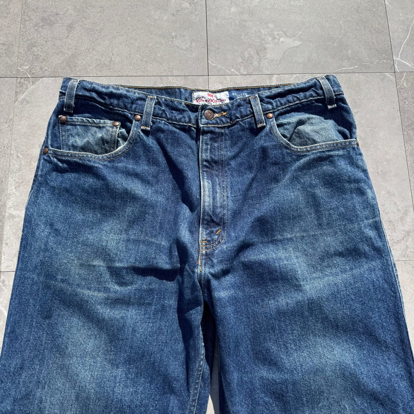 90s Levi's 540 Orange Tab Loose Fit Denim 36x30