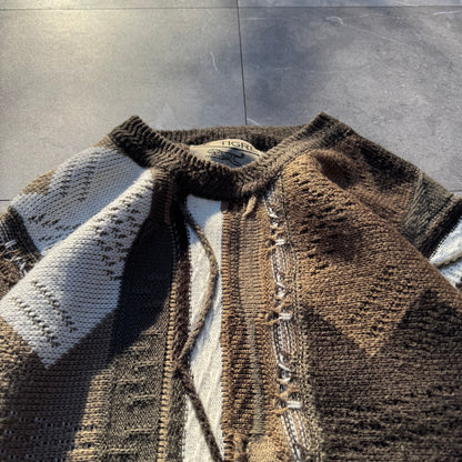 90s Le Tigre Coogi-Style 3D Design Knit