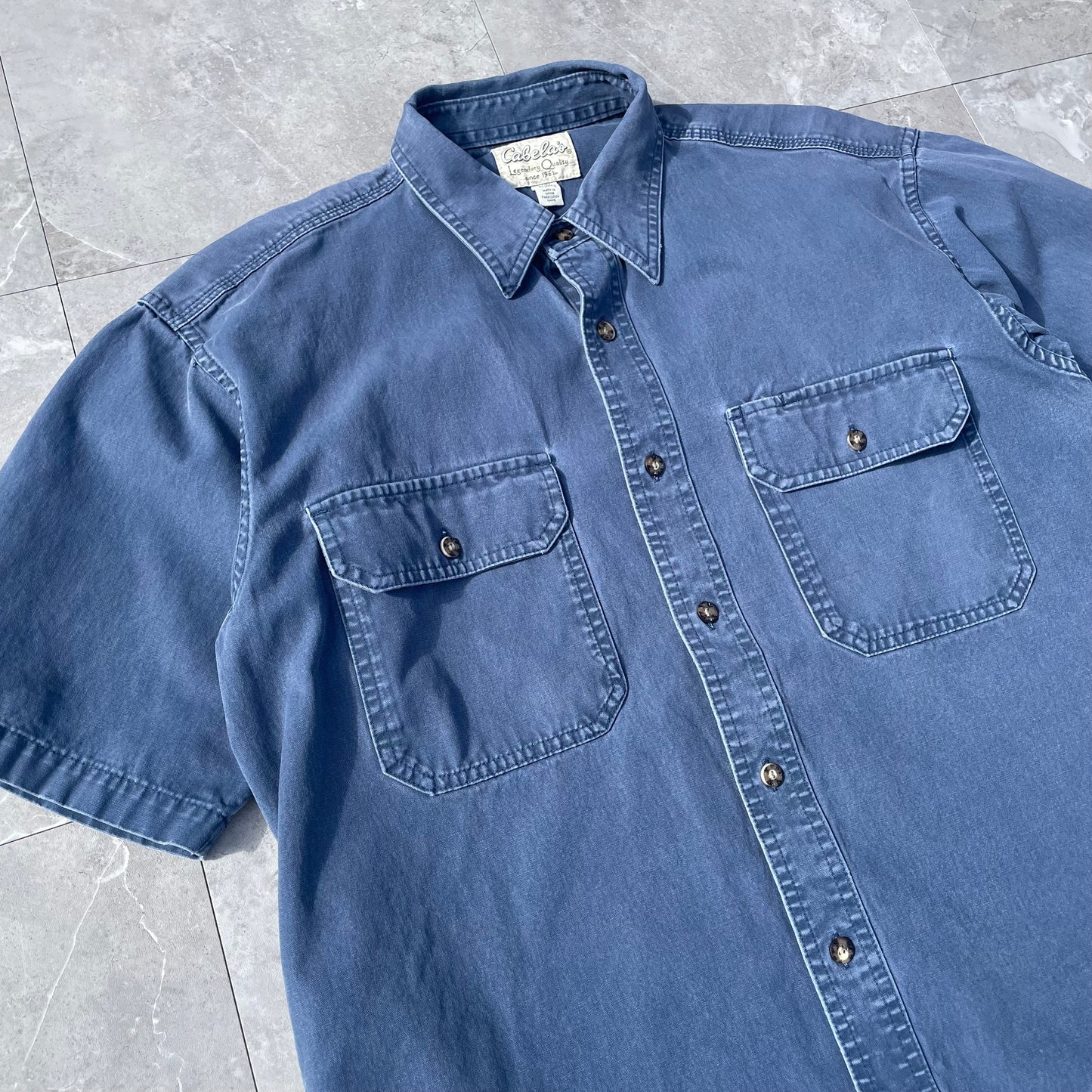 00s Cabela’s Work Short Sleeve Shirt