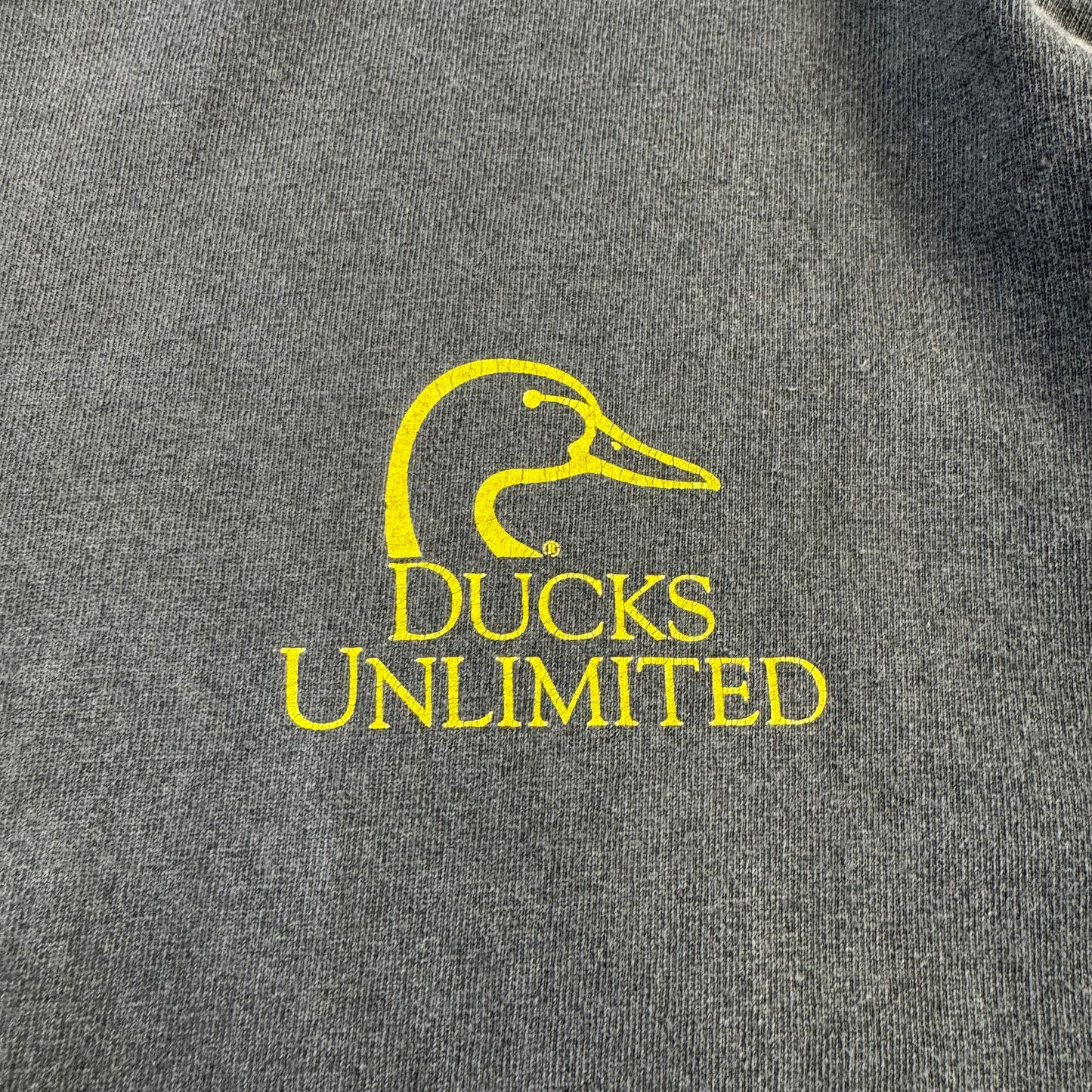 90s-00s Alstyle Ducks Unlimited Dog Graphic Long Sleeve Tee