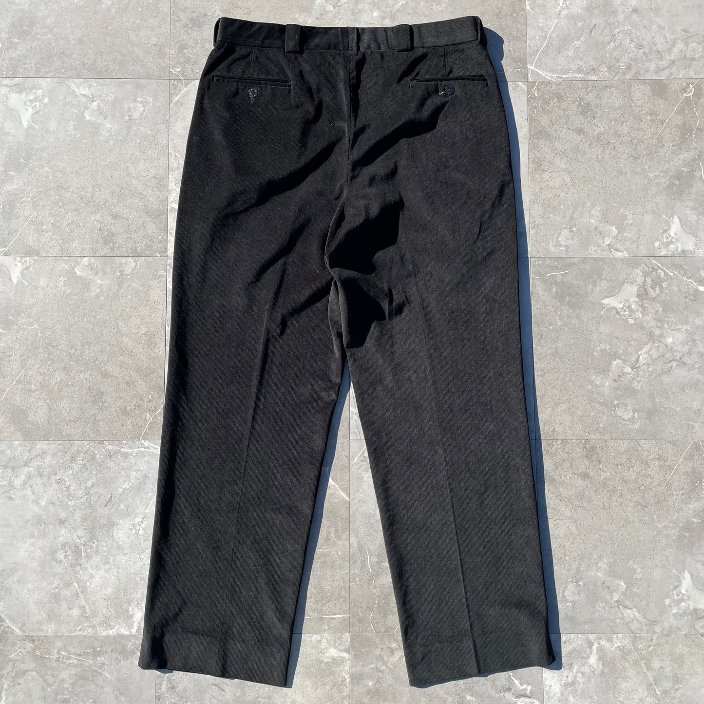 90s Nordstrom Ballin Made in Canada Black Pleated Slacks