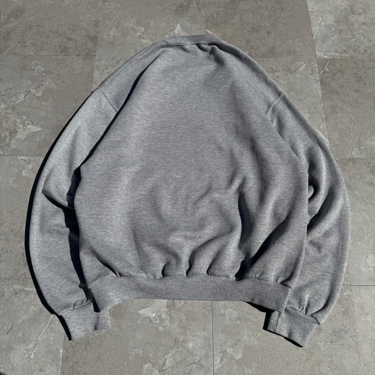 90s-00s Jerzees Gray Crewneck Sweatshirt KiiChain Clothing