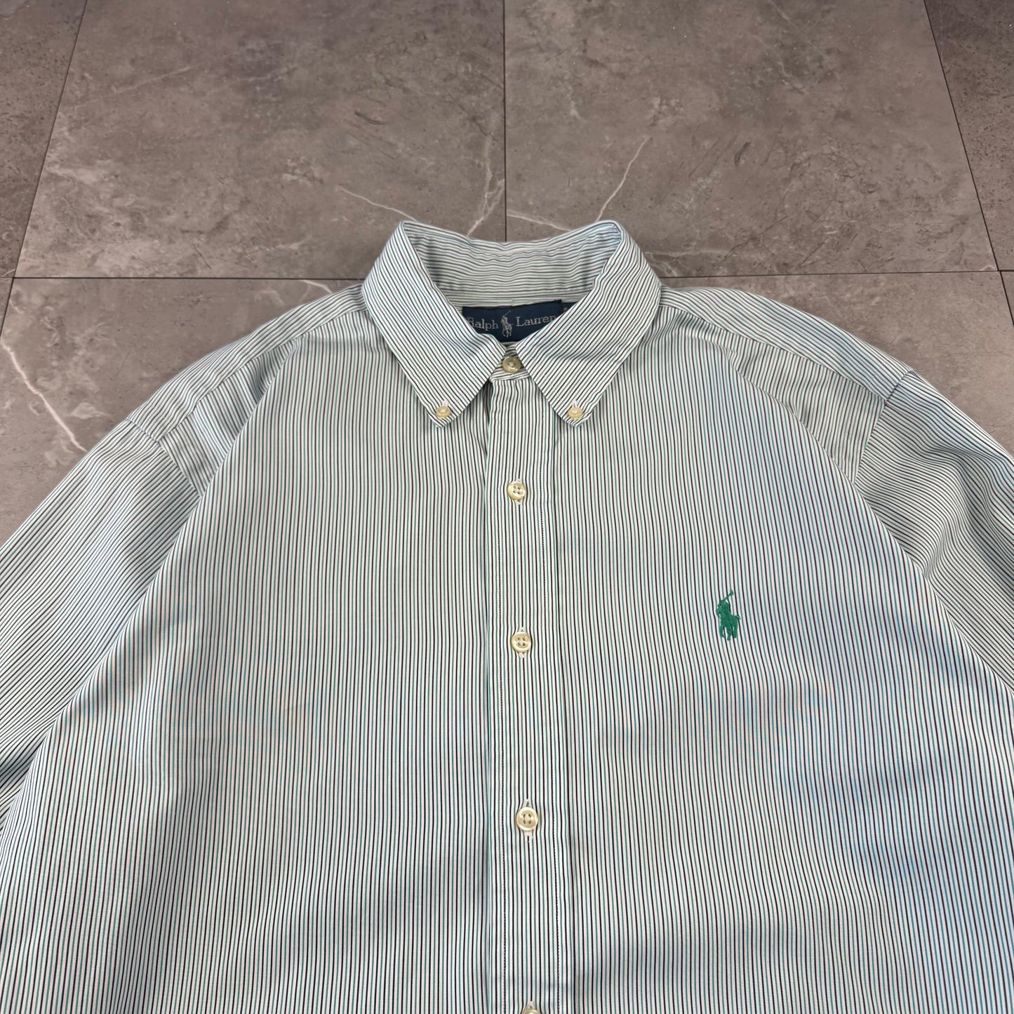 00s Ralph Lauren Classic Fit Striped Shirt