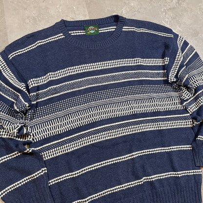 90s Jantzen Made in USA Navy Design Knit