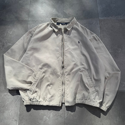 90s Polo by Ralph Lauren Cotton Made in USA Cream Swing Top Jacket