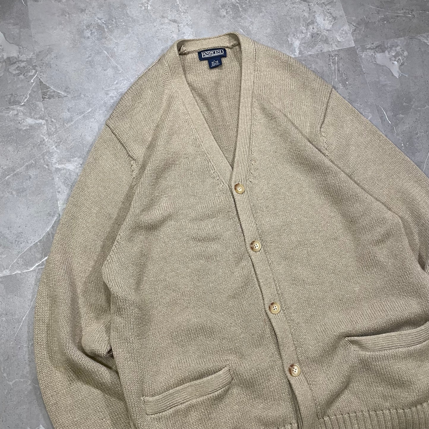 90s Lands’ End Knitted Cardigan