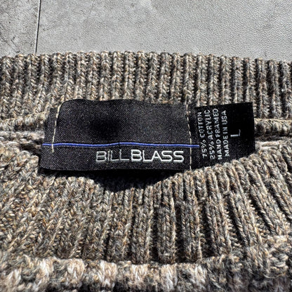 90s Bill Blass Made in USA Hand-Framed Design Knit