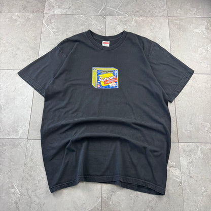 00s~ Supreme Block Cheese Made in USA Graphic T-Shirt