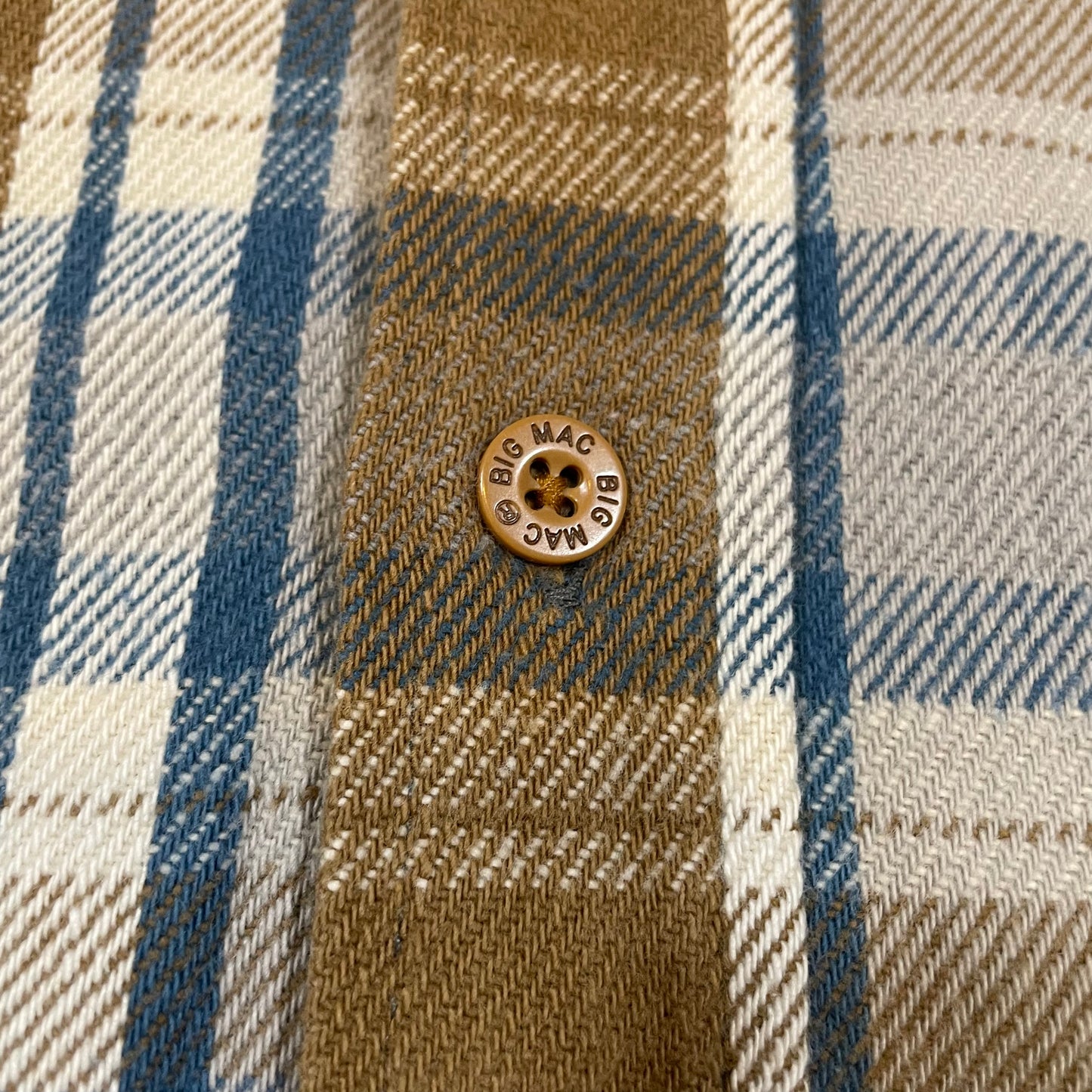 80s Big Mac Brown Checkered Flannel Shirt