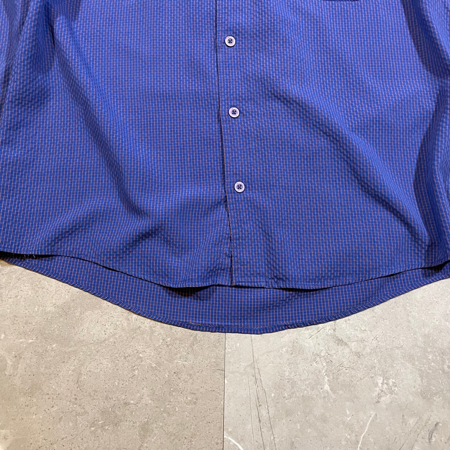 90s SQ Wear Rayon Seersucker Shirt