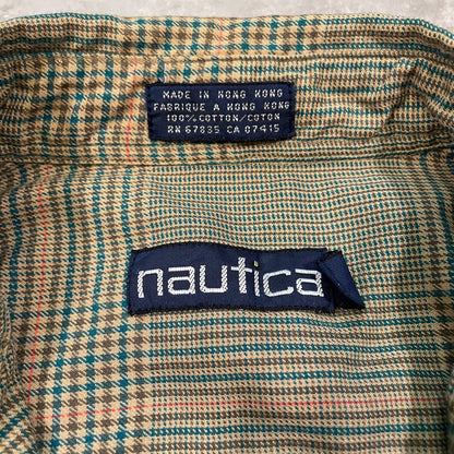 90s Nautica Checkered Shirt