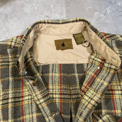 90s St John’s Bay Plaid Flannel Button Down Shirt