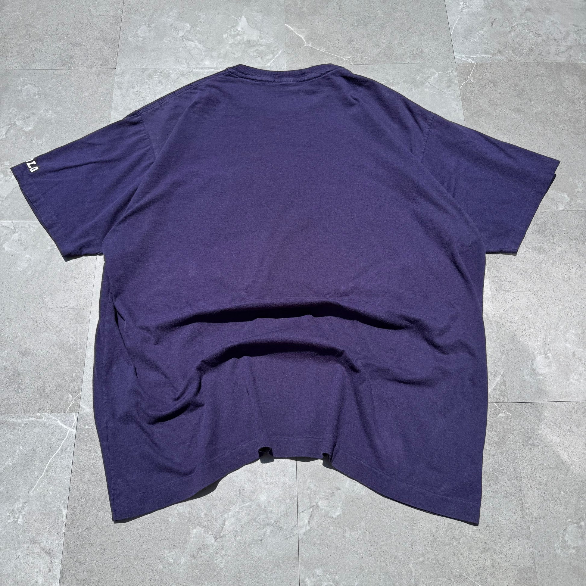 80s-90s Ralph Lauren Navy/Purple Made in USA Pocket Tee KiiChain Clothing