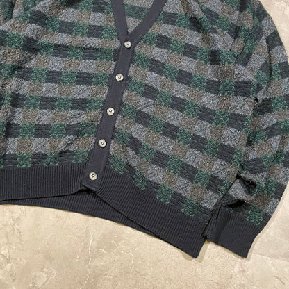 00s Jantzen Checkered Cardigan