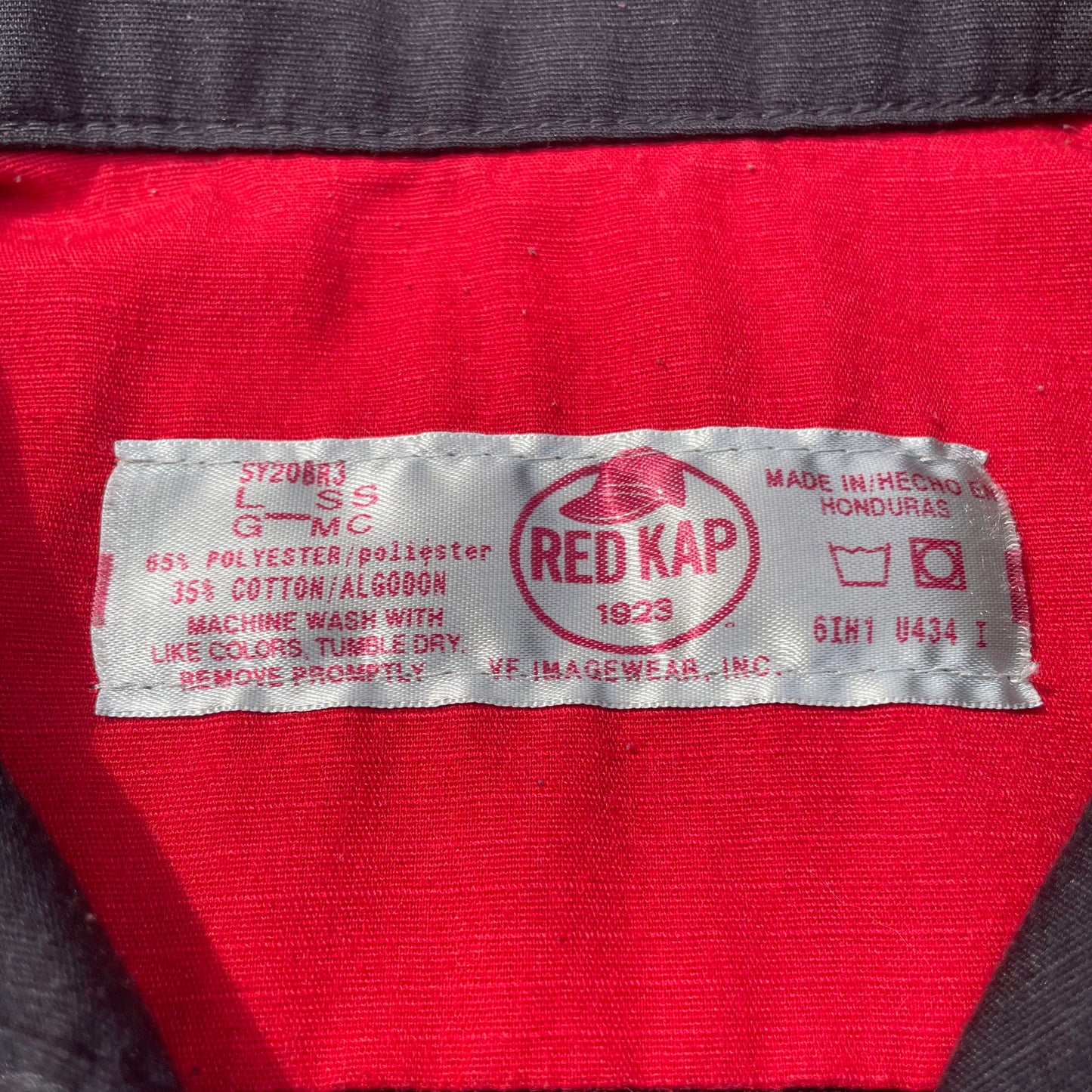 90s-00s Red Kap PCC Automative Service Technology Work Short Sleeve Shirt