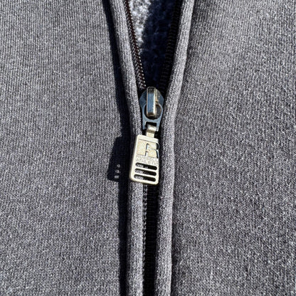 90s Russell Athletic Gray Zip-Up Hoodie KiiChain Clothing